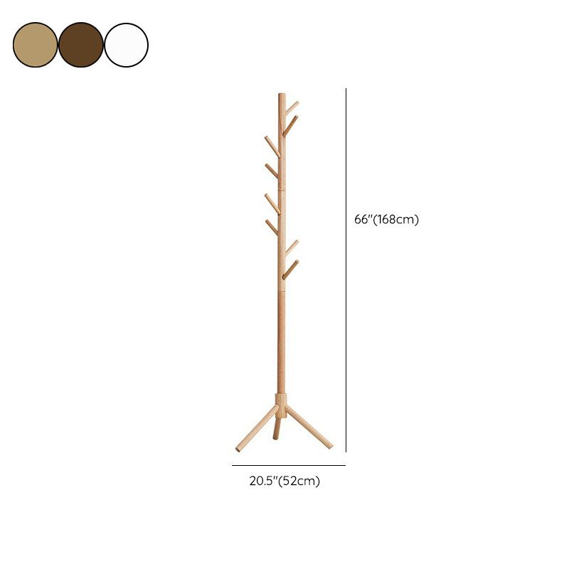 Moderne denneningang Hall Tree vrijstaand kaprek met 8 haken