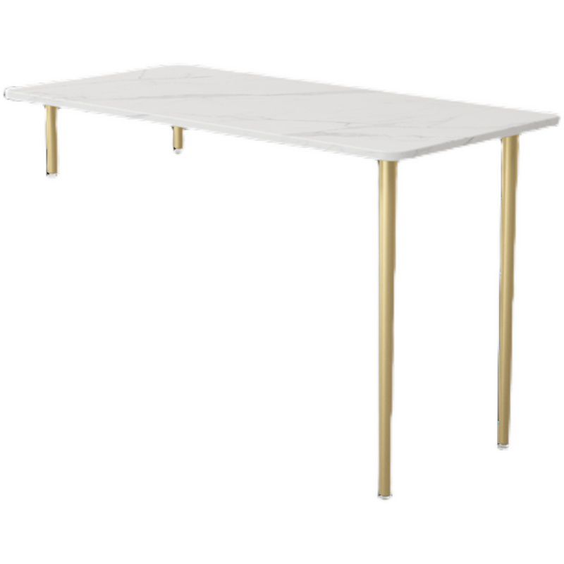 Descripción de la oficina de piedra de estilo contemporáneo Descripción de tareas de forma rectangular con 4 patas