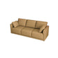 Faux Leather Sofa 25.59" D x 28.34" H Square Arm Sofa for Living Room Clearhalo 'furn' 'furn_sofas' 'Furniture' 'furniture_sofas' 'Living Room Furniture' 'Sofa' 'sofas' 1200x1200_574a742e-e115-4d62-aaf5-e013924abf0d