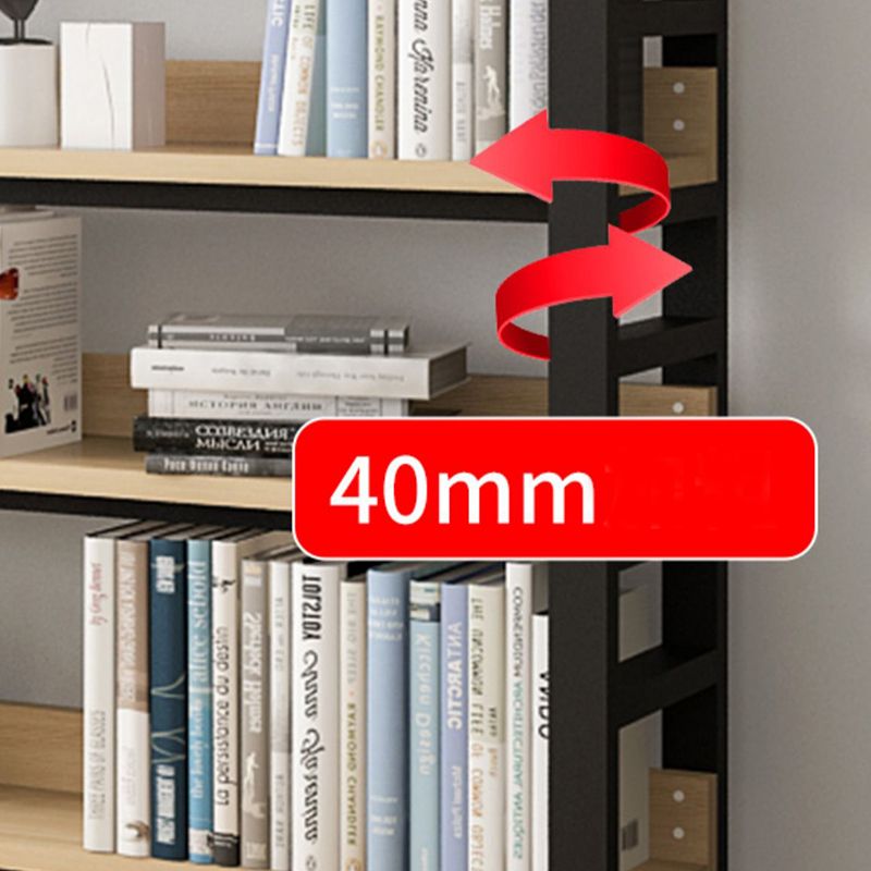 Étagères scandinaves à la bibliothèque de l'étagère à l'arrière incluses pour le bureau à domicile