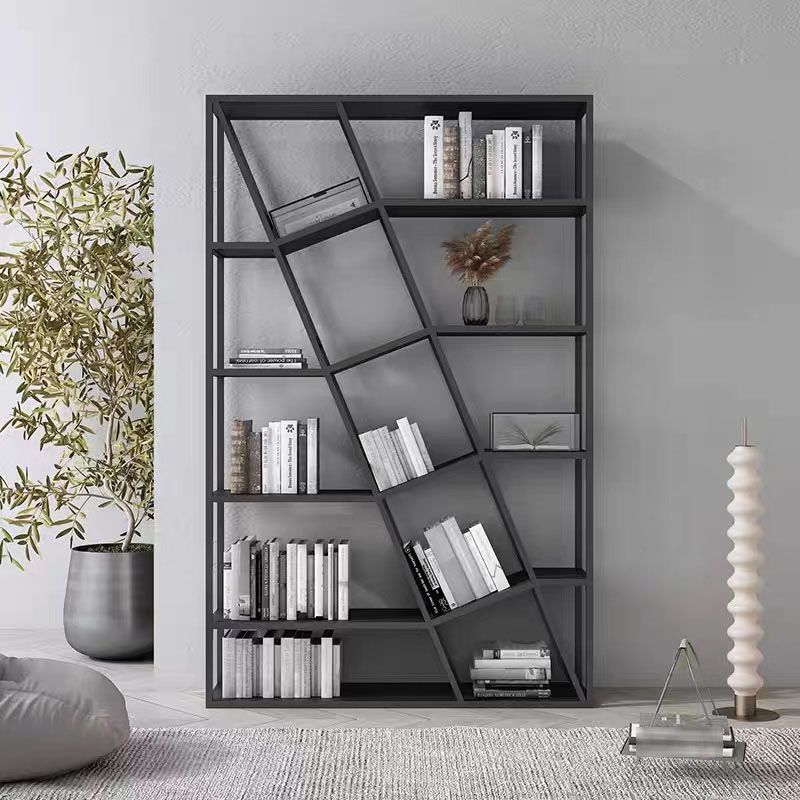 11.81"W Bookcase Glam Style Open Back Bookcase for Study Room Home Office Clearhalo 'Bookcases' 'furn' 'furn_bookcases' 'Furniture' 'furniture_bookcases' 'kitchen' 'kitchen_bookcases' 'Living Room Furniture' 'Office Furniture' 1200x1200_574d5112-e14f-4152-b7ef-ce8e9690c1c9