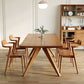 Tavolo da pranzo in legno moderno rettangolo 1/5/7 pezzi set da pranzo per sala da pranzo