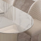 Sintered Stone White Table for Restaurant Modern Dining Table with Double Pedestal Base Clearhalo ' dining_table' 'Dining Tables & Seating' 'Dining Tables' 'furn' 'furn_dining_table' 'Furniture' 'furniture_dining_table' 'Kitchen & Dining Furniture' 'kitchen&dining_furn' 'kitchen' 'kitchen_dining_table' 1200x1200_575396c6-f5ac-404d-932f-41aa1cfe88a1