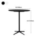 Modern Wood Counter Table with Round Table Top 4-Prong Table - 42" H Clearhalo 'Bar Furniture' 'Bar Tables' 'bar_tables' 'Furniture' 'furniture_bar_tables' 'Kitchen & Dining Furniture' 1200x1200_5753c4bc-8688-43f5-befd-3a1409f5c6f4