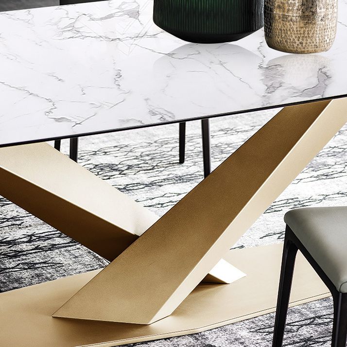 Ensemble de table rectangle de style contemporain 1/5/6 pièces Pièces à la maison pour la maison