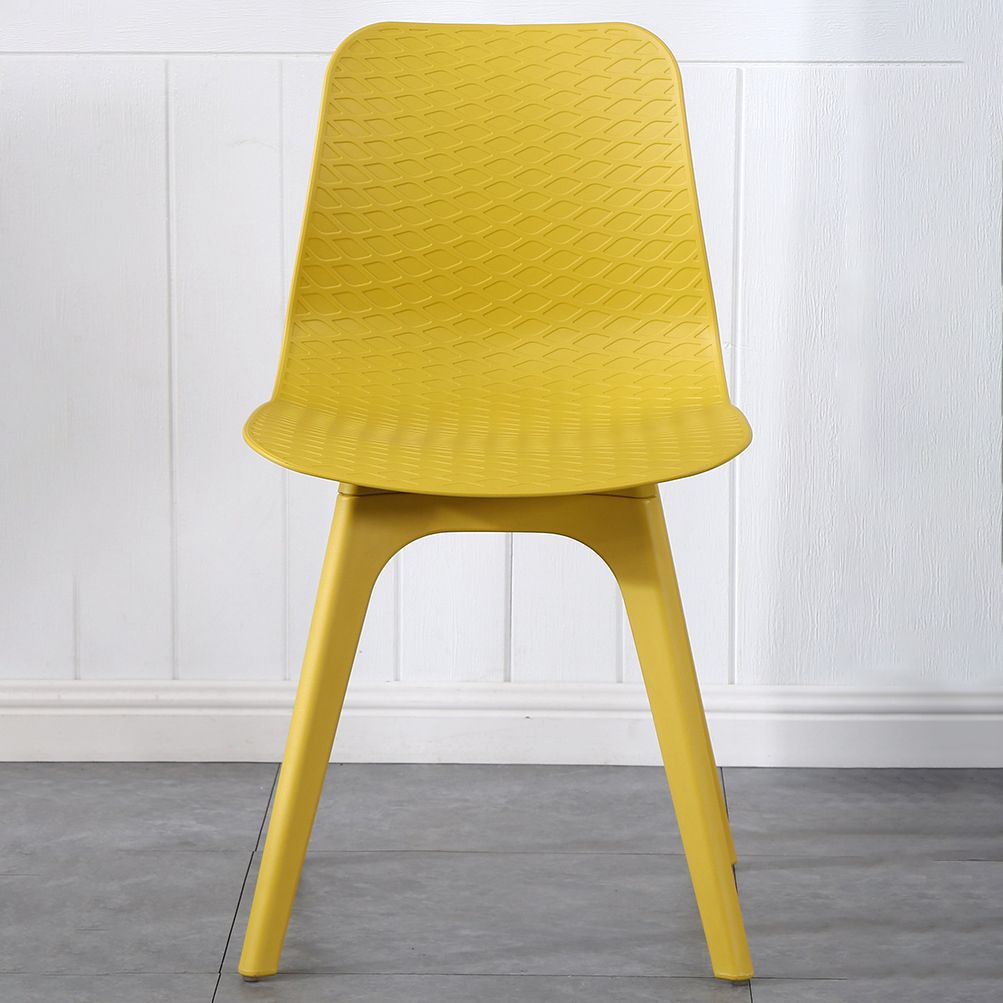 Contemporary Plastic Patio Dining Side Chair Solid Back Dining Side Chair Clearhalo 'Dining Chairs' 'Dining Tables & Seating' 'dining_chair' 'furn' 'furn_dining_chair' 'Furniture' 'furniture_dining_chair' 'Kitchen & Dining Furniture' 1200x1200_57555908-0f07-4bdc-93eb-e3741fa8a854