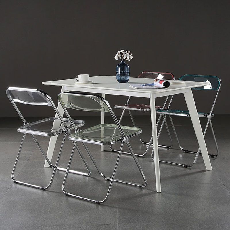 Industrial Style Open Back Dining Side Chair Plastic Dining Armless Chair Clearhalo ' kitchen&dining_furn' 'Dining Chairs' 'Dining Tables & Seating' 'dining_chair' 'furn' 'furn_dining_chair' 'Furniture' 'furniture_dining_chair' 'Kitchen & Dining Furniture' 'kitchen' 1200x1200_5758b92b-416a-4f95-b169-aacce699679f