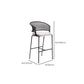 Indoor Living Room Bar Stool Upholstered Bar Stool with Footrest