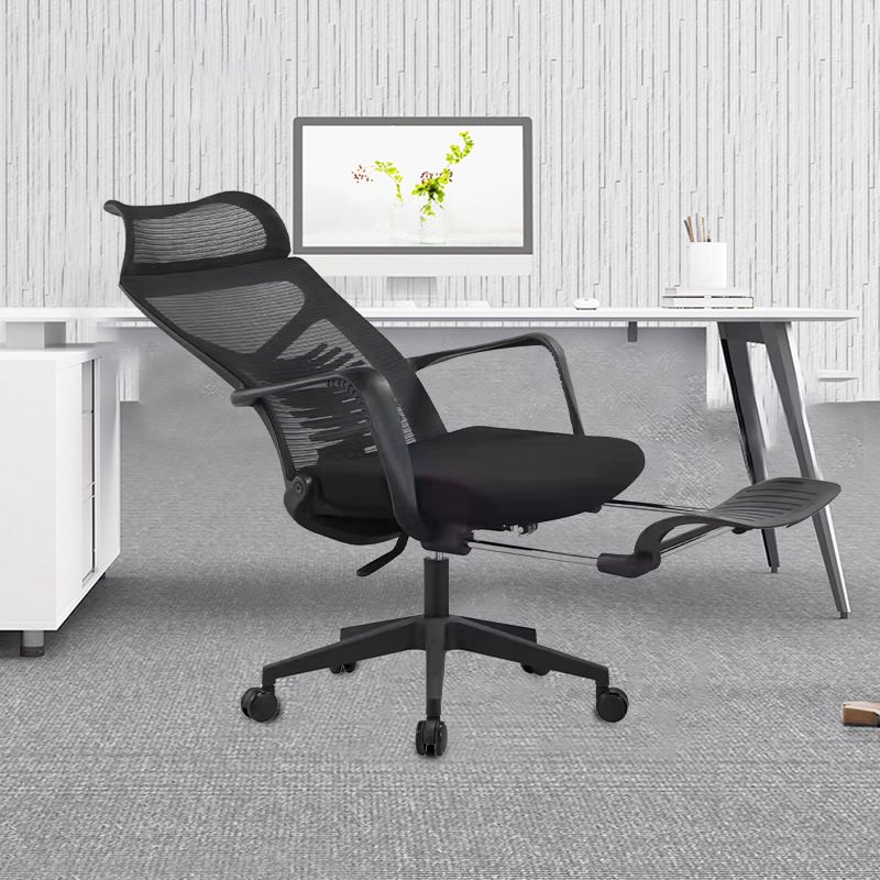 Modern Swivel Chair Adjustable Seat Height Chair with Breathable Back Clearhalo 'furn' 'furn_office_chair' 'Furniture' 'Office Chairs' 'Office Furniture' 'office_chair' 1200x1200_575e322e-e751-490f-af70-015421e36b80