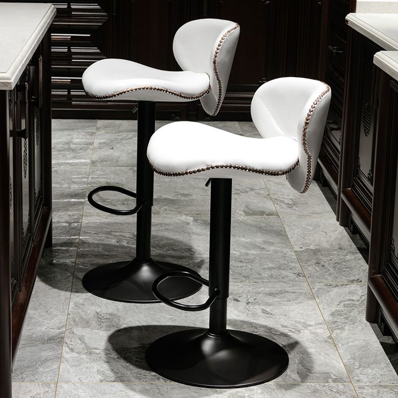 Industrial Style Bar-stool Adjustable Height Metal Leg for Restaurant Bar Clearhalo 'Bar Furniture' 'Bar Stools' 'bar_stools' 'furn' 'furn_bar_stools' 'furniture_bar_stools' 'Kitchen & Dining Furniture' 'kitchen&dining_furn' 'kitchen' 'kitchen_furn' Furniture' 1200x1200_575f0f97-00c3-4072-ad53-eb5d32fc2f47