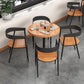 Ensemble de restauration moderne 1/3/4/5 PCS Metal Frame Table et chaises