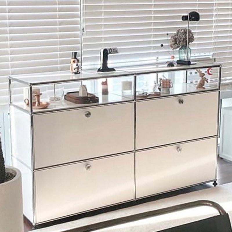 Contemporary Sideboard Engineered Wood Sideboard for Living Room Clearhalo 'buffet_sideboard' 'Buffets & Sideboards' 'furn' 'furn_buffet_sideboard' 'Furniture' 'Kitchen & Dining Furniture' 1200x1200_5762212b-6ee2-454e-9093-440d31d863f5