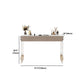 Contemporary Wood/Marble Make-up Vanity With Drawer for Bedroom