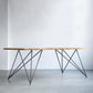 Traditional Luxury Rectangle Dining Table Solid Wood Table with 4 Metal Legs Clearhalo ' dining_table' 'Dining Tables & Seating' 'Dining Tables' 'furn' 'furn_dining_table' 'Furniture' 'furniture_dining_table' 'Kitchen & Dining Furniture' 'kitchen&dining_furn' 'kitchen' 'kitchen_dining_table' 1200x1200_576738c6-d831-4efb-80ef-a94ac2576eaf