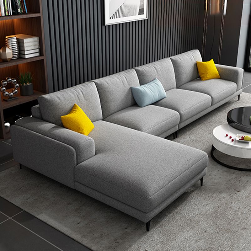 33.07 "H Baumwollmischung Quadratarmsofa & Chaise für Wohnzimmer