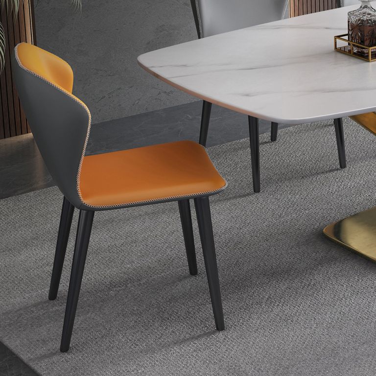 Minimalist Sintered Stone Top Standard Dining Table Rectangle Dining Table for Kitchen Clearhalo ' dining_table' 'Dining Tables & Seating' 'Dining Tables' 'furn' 'furn_dining_table' 'Furniture' 'furniture_dining_table' 'Kitchen & Dining Furniture' 'kitchen&dining_furn' 'kitchen' 'kitchen_dining_table' 1200x1200_57690778-fbe9-4f23-8d8c-c53db20f1599