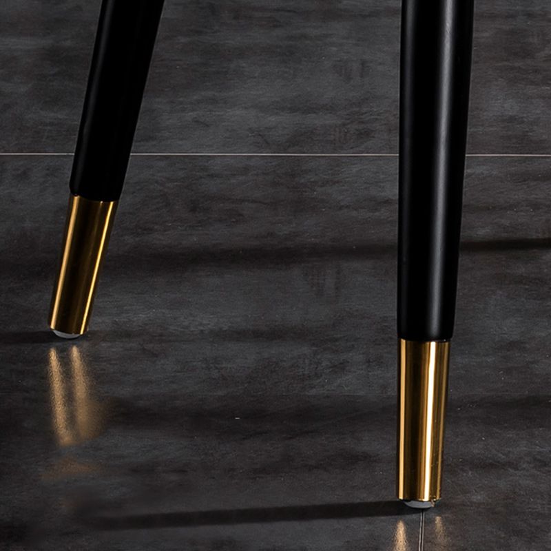 Glam Faux Leather Dining Chairs Wood Armless Dining Chair for Home Use Clearhalo 'Dining Chairs' 'Dining Tables & Seating' 'dining_chair' 'furn' 'furn_dining_chair' 'Furniture' 'furniture_dining_chair' 'Kitchen & Dining Furniture' 1200x1200_57692c27-d9be-4913-bc46-6f4d1a723822