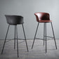 Modern Style Low Back Bar-stool PU Leather Bar Stool with Metal Legs Clearhalo 'Bar Furniture' 'Bar Stools' 'bar_stools' 'Furniture' 'furniture_bar_stools' 'Kitchen & Dining Furniture' 1200x1200_576ba0c4-b394-4204-a9b8-a05b11787e42