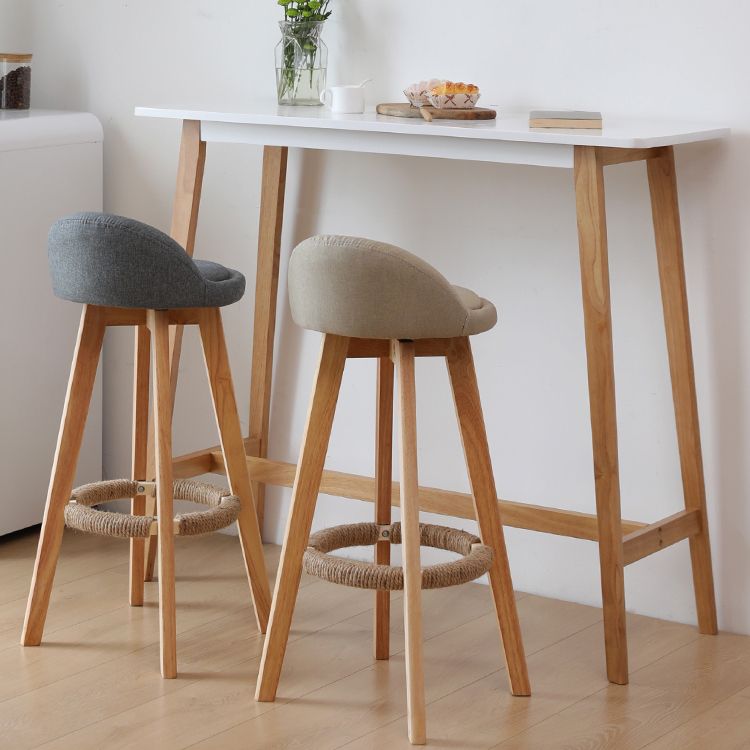 Solid Wood Counter Height Dining Table Contemporary Rectangle Bar Table Clearhalo 'Bar Furniture' 'Bar Tables' 'bar_tables' 'furn' 'furn_bar_tables' 'Furniture' 'Kitchen & Dining Furniture' 1200x1200_576ccede-b581-4fec-a31a-e9747c6d54cc