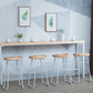 Contemporary Armless Bar Stools Wood Barstools with Footrest Clearhalo 'Bar Furniture' 'Bar Stools' 'bar_stools' 'furn' 'furn_bar_stools' 'Furniture' 'Kitchen & Dining Furniture' 1200x1200_576d9699-fe93-424d-95b0-de0d693fd140