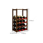 Modern Tabletop Wine Bottle Rack Solid Wood Wine Bottle Rack for Home