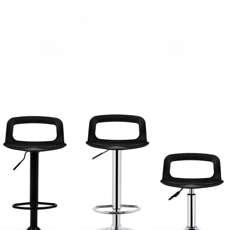 Contemporary Adjustable Height Swivel Bar Stool Home Plastic Footrest Stool Clearhalo 'Bar Furniture' 'Bar Stools' 'bar_stools' 'furn' 'furn_bar_stools' 'furniture_bar_stools' 'Kitchen & Dining Furniture' 'kitchen&dining_furn' 'kitchen' 'kitchen_furn' Furniture' 1200x1200_576f67a0-9ec8-4a7d-861e-1658c0ef83e7