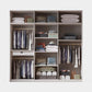 Contemporary Wooden Wardrobe White Colour Soft Close Door Wardrobe Closet Clearhalo 'Armoires & Wardrobes' 'armoires_wardrobes' 'Bedroom Furniture' 'furn' 'furn_armoires_wardrobes' 'Furniture' 1200x1200_5771c307-e381-4f87-9d3c-1c5b2f7f2226