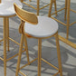 Glam Style Counter Stool Upholstered Low Back Bar Stool with Gold Frame Clearhalo 'Bar Furniture' 'Bar Stools' 'bar_stools' 'furn' 'furn_bar_stools' 'Furniture' 'Kitchen & Dining Furniture' 1200x1200_577228ed-e0ed-45c9-965a-bafa85026d8d