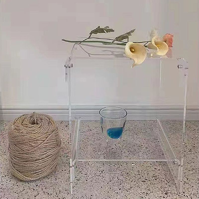 Zeitgenössischer Nachttisch -Kabinett Acryl unter dem Nachttisch