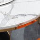 Metal Base Contemporary Style Round Dining Table Sintered Stone Table for Home Clearhalo ' dining_table' 'Dining Tables & Seating' 'Dining Tables' 'furn' 'furn_dining_table' 'Furniture' 'furniture_dining_table' 'Kitchen & Dining Furniture' 'kitchen&dining_furn' 'kitchen' 'kitchen_dining_table' 1200x1200_5773c726-9ebd-49f1-921b-7876e5f3e60b