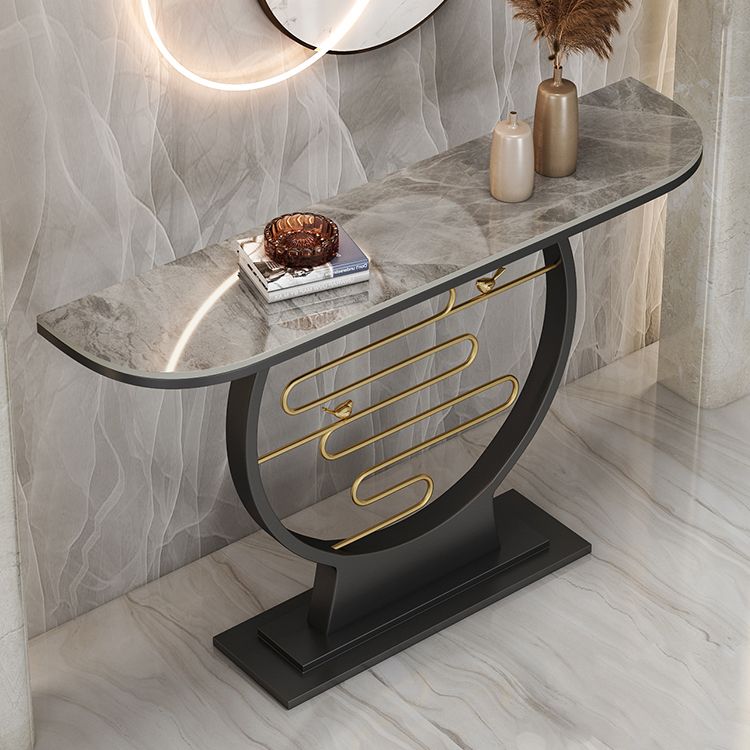 Console resistente a graffi Tabella 11,8 pollici di larghezza di ardesia contemporanea