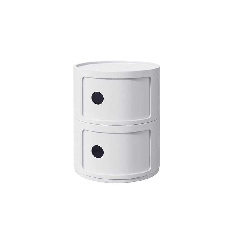 Zeitgenössischer Akzenttisch Nachttisch mehrfarbigbett Nachttisch mit Schränken