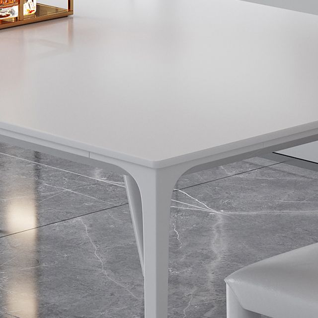 Modern Sintered Stone Top Dining Set Rectangle 1/2/4/5 Pieces Dining Table with Chairs Clearhalo 'Dining Room Sets' 'Dining Tables & Seating' 'dining_room_set' 'furn' 'furn_dining_room_set' 'Furniture' 'furniture_dining_room_set' 'Kitchen & Dining Furniture' 1200x1200_57781f0d-1b70-4892-ae2e-8b28133b40b6