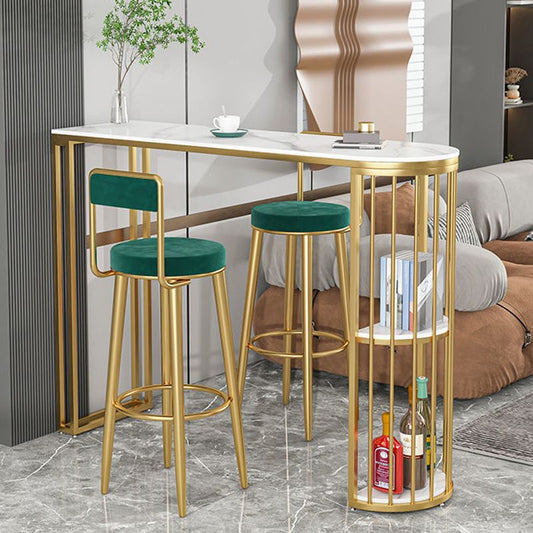 Luxuriöser unregelmäßiger Formbartisch Set 1/2/3 Stücke Sintersteinködertisch Set Set