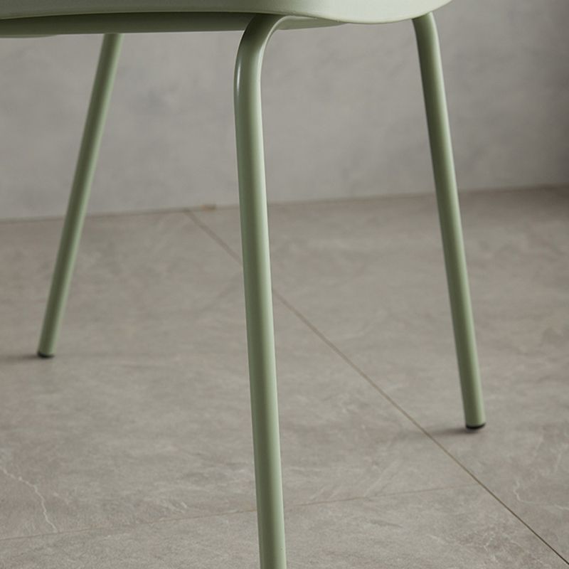 Contemporary Kitchen Dining Side Chair Home Metal Legs Chair Clearhalo 'Dining Chairs' 'Dining Tables & Seating' 'dining_chair' 'furn' 'furn_dining_chair' 'Furniture' 'Kitchen & Dining Furniture' 1200x1200_577b99fc-db1b-4932-992b-a0d8385508c7