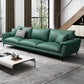 33.46" H Green Genuine Leather Pillow Top Arm Sofa for Living Room Clearhalo 'furn' 'furn_sofas' 'Furniture' 'Living Room Furniture' 'Sofa' 'sofas' 1200x1200_577c56c4-b917-4024-8dd1-dbfb9bd09e6c