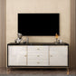 Rectangle Sideboard Luxury Storage Server with Drawers and Doors