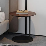 Modern Round Stone Pedestal Sofa Side Accent Table - Dia 19.69" Clearhalo 'Coffee & Accent Tables' 'End & Side Tables' 'end_side_tables' 'furn' 'furn_end_side_tables' 'Furniture' 'Living Room Furniture' 1200x1200_57828195-4208-4cd1-8cdb-0f125e4045ad