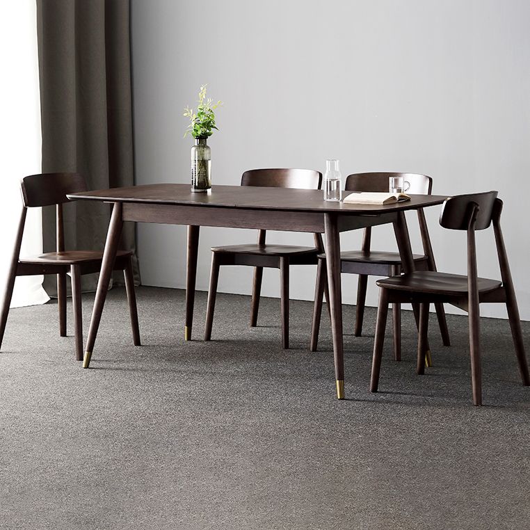 Traditional Luxury Rectangle 4-foot Home Furniture Solid Wood Dining Room Collection Clearhalo ' dining_table' 'Dining Tables & Seating' 'Dining Tables' 'furn' 'furn_dining_table' 'Furniture' 'furniture_dining_table' 'Kitchen & Dining Furniture' 'kitchen&dining_furn' 'kitchen' 'kitchen_dining_table' 1200x1200_57829881-0995-43e1-a63e-5a6fc8d49190