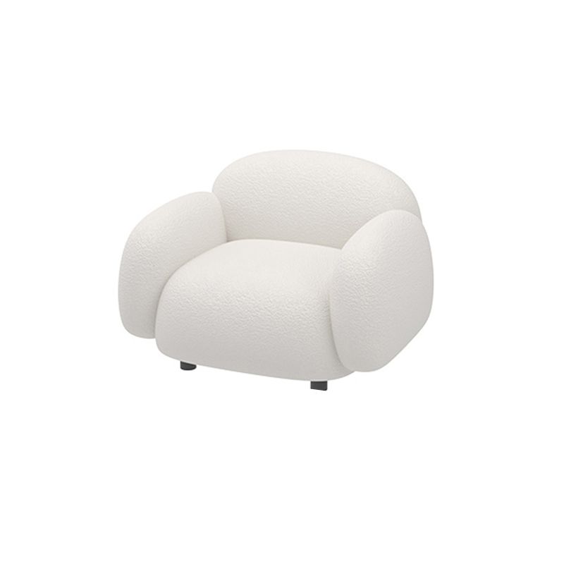 Modern Style Sofa Velvet Cushioned Backrest Sponge Cushions Fill Sofa Bed