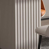 BEIGE STONE WRITTER DESK con scrivania per ufficio in metallo Chrome