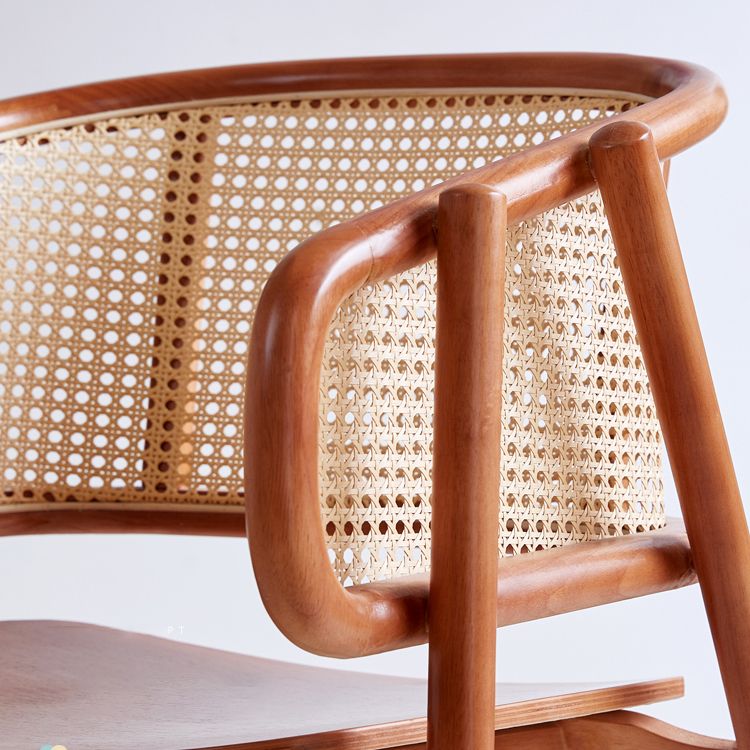 Contemporary Solid Wood Home Dining Arm Chair Open Back Dining Side Chair Clearhalo 'Dining Chairs' 'Dining Tables & Seating' 'dining_chair' 'furn' 'furn_dining_chair' 'Furniture' 'furniture_dining_chair' 'Kitchen & Dining Furniture' 1200x1200_57839d55-0b4e-44cd-bc29-c76f131595e9