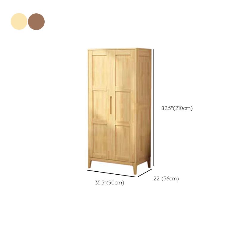 Rubberwood Bedroom Storage Cabinet Traditional Matte Finish Cabinet Clearhalo 'Armoires & Wardrobes' 'armoires_wardrobes' 'Bedroom Furniture' 'furn' 'furn_armoires_wardrobes' 'Furniture' 1200x1200_5785b755-bb8f-4feb-8710-10119c5c709f