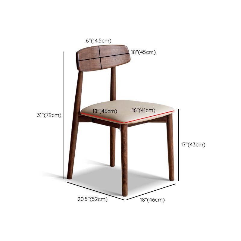 Sedie da pranzo moderne a braccia aperta in legno (set di 1/2/4/6/8)