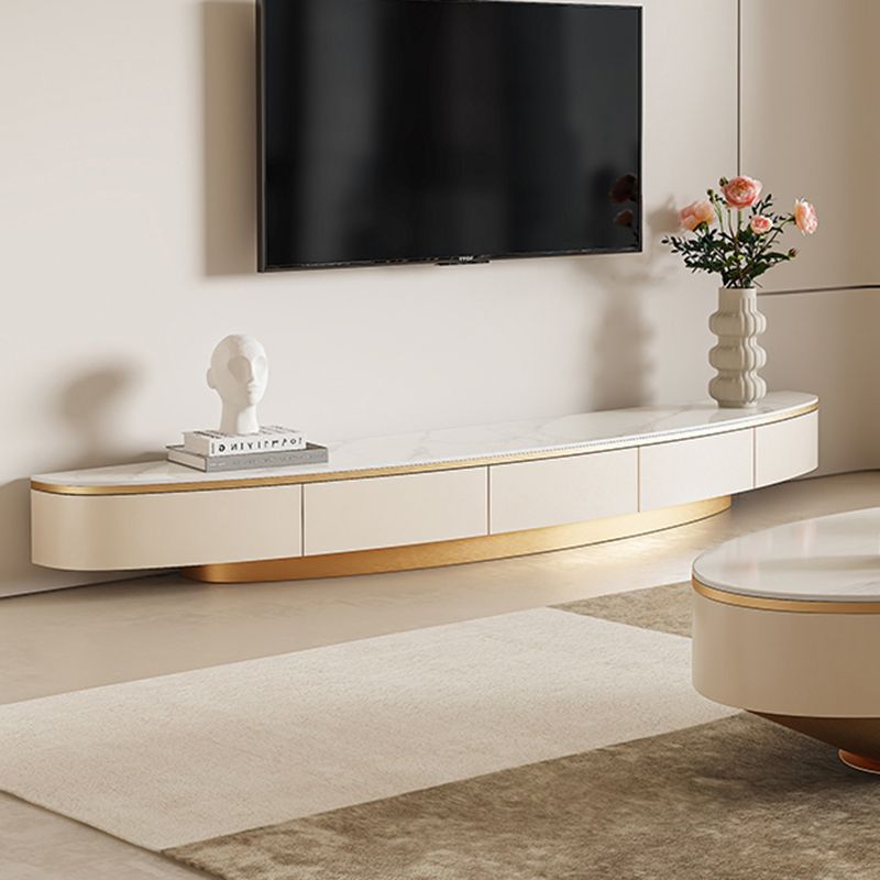 Modern TV Console Stone Media Console TV Stand with 3 Drawers Clearhalo 'furn' 'furn_tv_stands_entertainment_centers' 'Furniture' 'Living Room Furniture' 'TV Stands & Entertainment Centers' 'TV Stands & Media Storage Furniture' 'tv_stands_entertainment_centers' 1200x1200_578a488d-3670-4e46-9816-622bb7ff8e71
