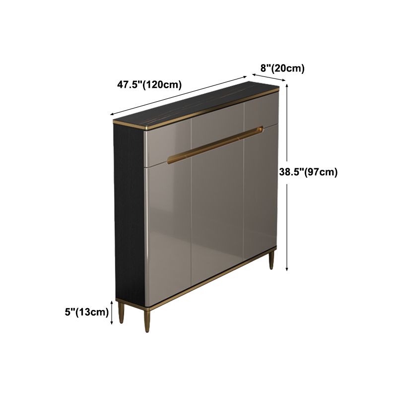 Wood Dining Room Sideboard Cabinet Glam Credenza with Drawers and Storage Clearhalo 'buffet_sideboard' 'Buffets & Sideboards' 'furn' 'furn_buffet_sideboard' 'Furniture' 'furniture_buffet_sideboard' 'Kitchen & Dining Furniture' 1200x1200_578a8d89-4dae-496b-8388-31583d6a44a4
