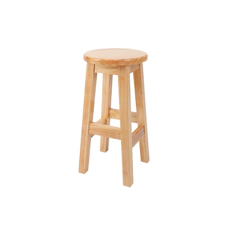 Modern Style Bar Stool Solid Wood Counter Stool for Dining Room Clearhalo 'Bar Furniture' 'Bar Stools' 'bar_stools' 'furn' 'furn_bar_stools' 'Furniture' 'Kitchen & Dining Furniture' 1200x1200_578b0fa4-a09b-429f-a1a7-ff1f2f10f56a