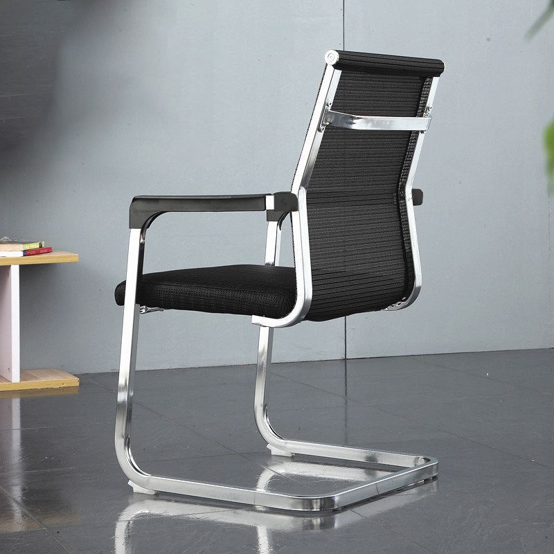 Modern Desk Chair Mesh Computer Chair Conference Chair No Wheels Clearhalo 'furn' 'furn_office_chair' 'Furniture' 'Office Chairs' 'Office Furniture' 'office_chair' 1200x1200_578b2134-1b4a-4def-863e-171211277329