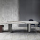 Industrial Standard Rectangle Shape Table Gray Sintered Stone Dining Table for Kitchen Clearhalo ' dining_table' 'Dining Tables & Seating' 'Dining Tables' 'furn' 'furn_dining_table' 'Furniture' 'furniture_dining_table' 'Kitchen & Dining Furniture' 'kitchen&dining_furn' 'kitchen' 'kitchen_dining_table' 1200x1200_578c1b10-9be2-4d64-b537-6ea80a32ec66