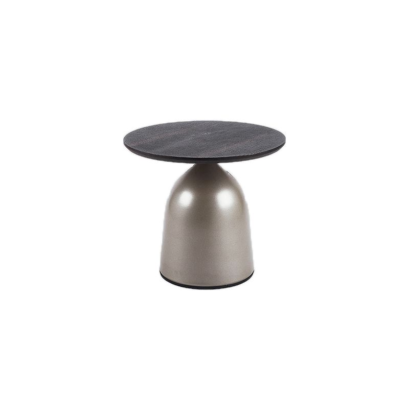 Tavolino minimalista top in pietra rotonda 2 pezzi tavolo da cocktail